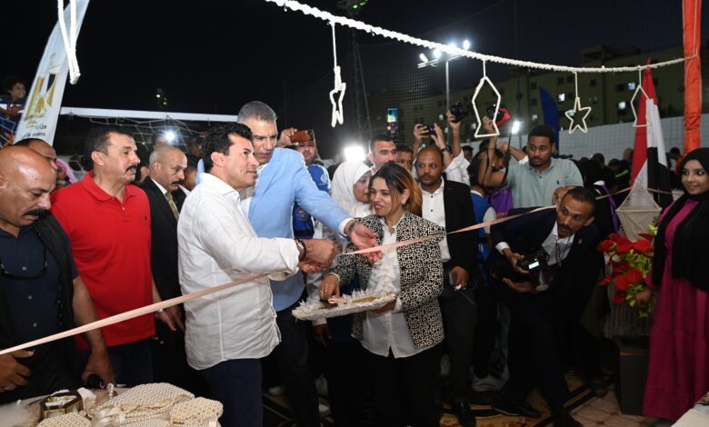 وزير الرياضة يشهد مهرجان جنوب الصعيد المتكامل بمشاركة 2000 شاب وفتاة من أربع محافظات