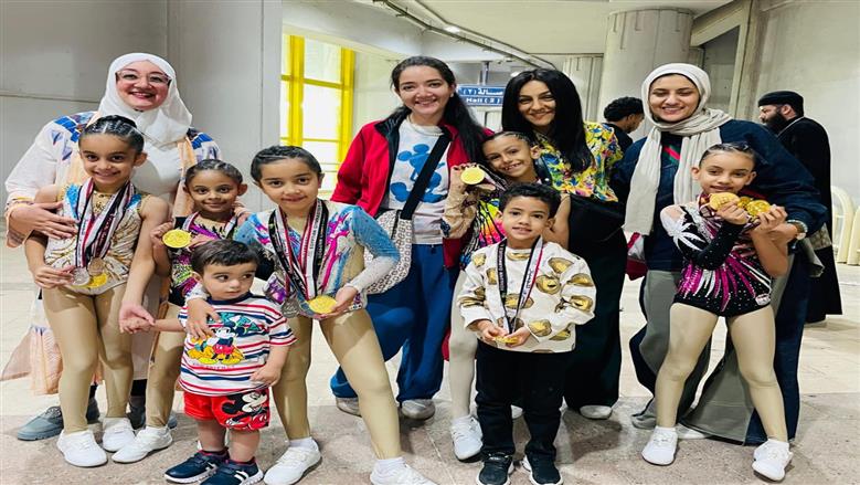 بطلات الأقصر جمباز الآيروبيك